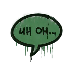 Sealed Graffiti | Uh Oh (Jungle Green)