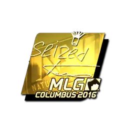 Sticker | seized (Gold) | MLG Columbus 2016