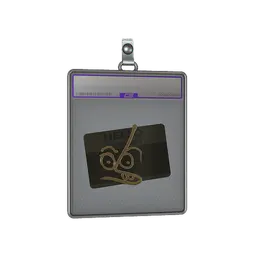 Sticker Slab | Hello MP7 (Gold)