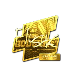 Sticker | flusha (Gold) | Atlanta 2017