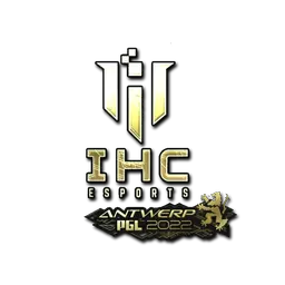 Sticker | IHC Esports (Gold) | Antwerp 2022