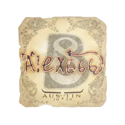 Sticker | alex666 | Austin 2025