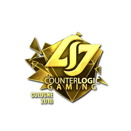 Sticker | Counter Logic Gaming (Gold) | Cologne 2016
