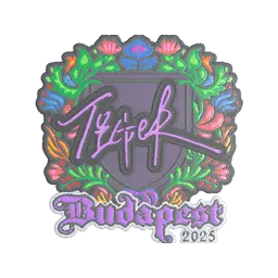 Sticker | Tiger (Embroidered) | Budapest 2025