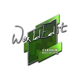 Sticker | WorldEdit | Boston 2018