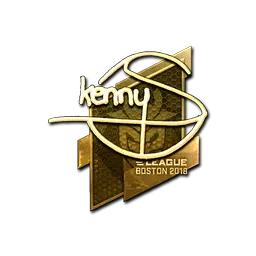 Sticker | kennyS (Gold) | Boston 2018