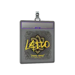 Sticker Slab | latto (Foil) | Austin 2025