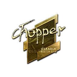 Sticker | chopper (Gold) | Boston 2018