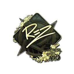 Sticker | REZ (Gold) | Rio 2022