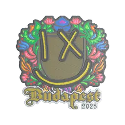 Sticker | lux (Embroidered) | Budapest 2025