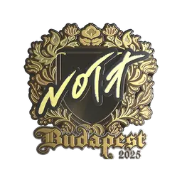 Sticker | nota (Gold) | Budapest 2025