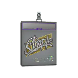 Sticker Slab | s1mple (Glitter) | Antwerp 2022