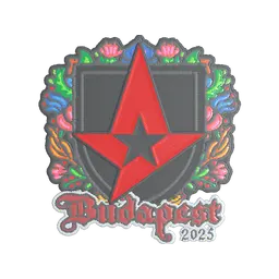 Sticker | Astralis (Embroidered) | Budapest 2025