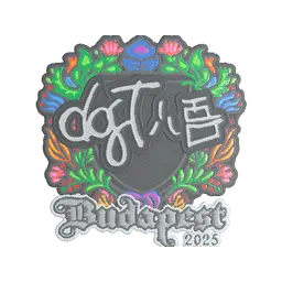 Sticker | dgt (Embroidered) | Budapest 2025