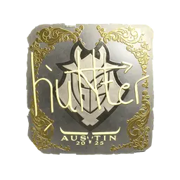 Sticker | huNter- (Gold) | Austin 2025