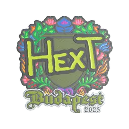 Sticker | HexT (Embroidered) | Budapest 2025