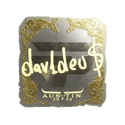 Sticker | dav1deuS (Gold) | Austin 2025