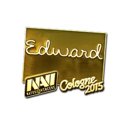 Sticker | Edward (Gold) | Cologne 2015