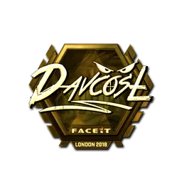 Sticker | DavCost (Gold) | London 2018