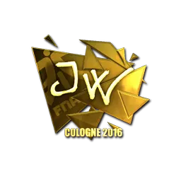 Sticker | JW (Gold) | Cologne 2016