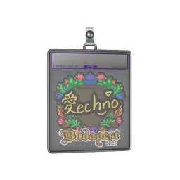 Sticker Slab | Techno4K (Embroidered) | Budapest 2025