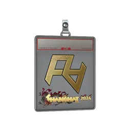 Sticker Slab | Rare Atom (Gold) | Shanghai 2024