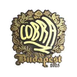 Sticker | cobra (Gold) | Budapest 2025