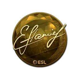 Sticker | flamie (Gold) | Katowice 2019