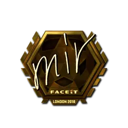 Sticker | mir (Gold) | London 2018