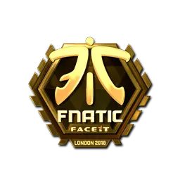 Sticker | Fnatic (Gold) | London 2018