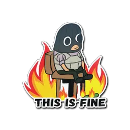 Sticker | This Is Fine (T)