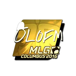 Sticker | olofmeister (Gold) | MLG Columbus 2016