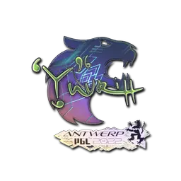 Sticker | yuurih (Holo) | Antwerp 2022