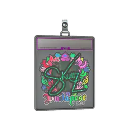 Sticker Slab | skullz (Holo) | Budapest 2025