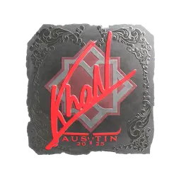 Sticker | khaN (Foil) | Austin 2025