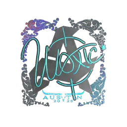 Sticker | woxic (Holo) | Austin 2025