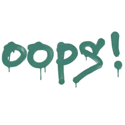 Sealed Graffiti | Oops (Frog Green)