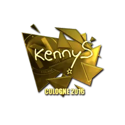 Sticker | kennyS (Gold) | Cologne 2016