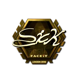 Sticker | SicK (Gold) | London 2018