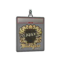 Sticker Slab | Marek (Gold) | Budapest 2025