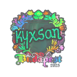 Sticker | kyxsan (Holo) | Budapest 2025