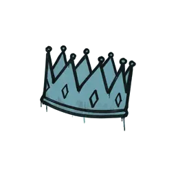 Sealed Graffiti | King Me (Wire Blue)