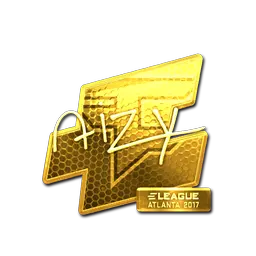 Sticker | aizy (Gold) | Atlanta 2017