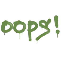 Sealed Graffiti | Oops (Battle Green)