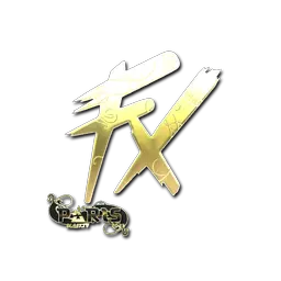 Sticker | Fluxo (Gold) | Paris 2023