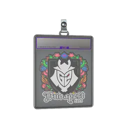 Sticker Slab | G2 esports (Embroidered) | Budapest 2025