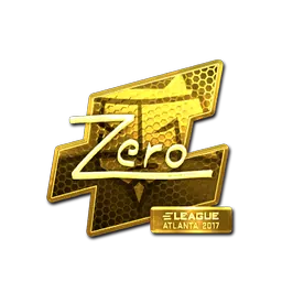Sticker | Zero (Gold) | Atlanta 2017