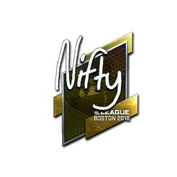 Sticker | Nifty (Foil) | Boston 2018