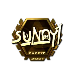 Sticker | suNny (Gold) | London 2018