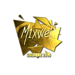Sticker | mixwell (Gold) | Cologne 2016